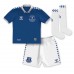 Fotballdrakt Barn Everton Dwight McNeil #7 Hjemmedraktsett 2023-24 Kortermet (+ Korte bukser)